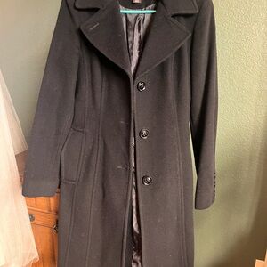 Anne Klein Black Wool/cashmere blend coat